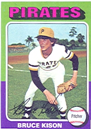 1975 Topps Mini Baseball Cards      598     Bruce Kison